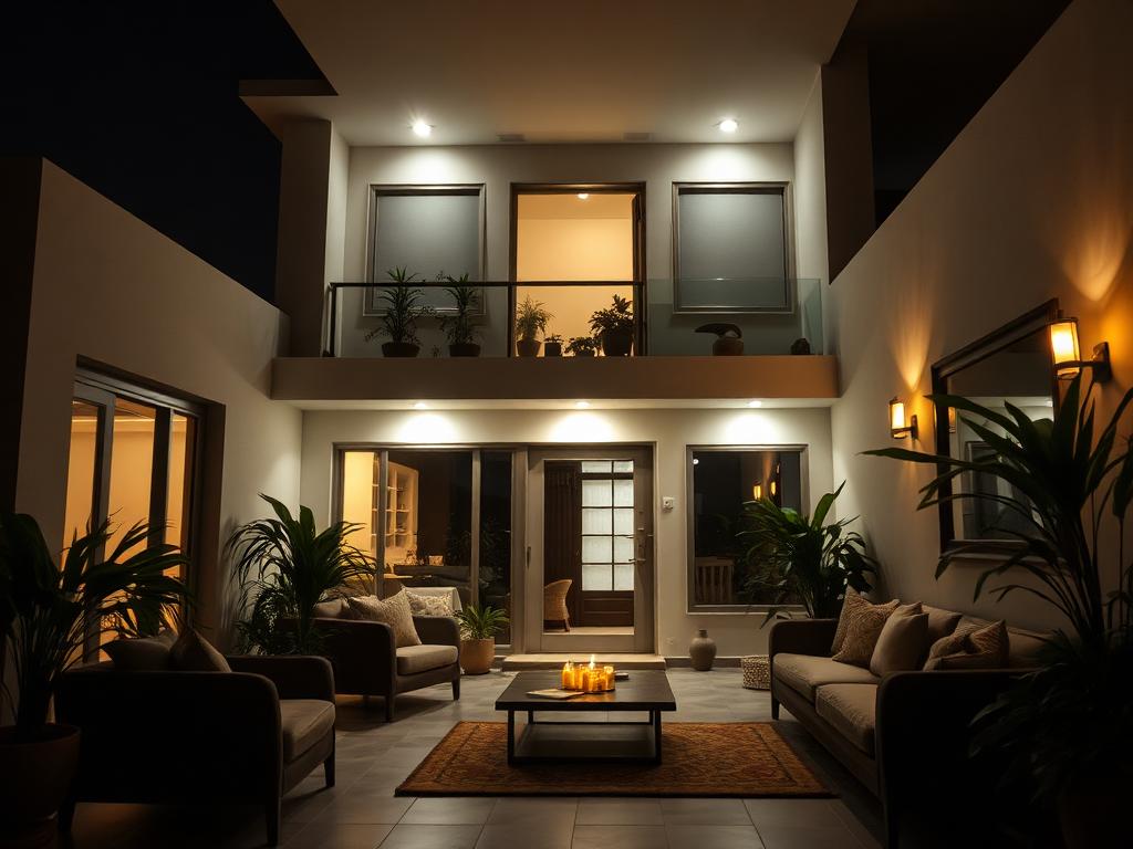 Home brightly lit after solar installation